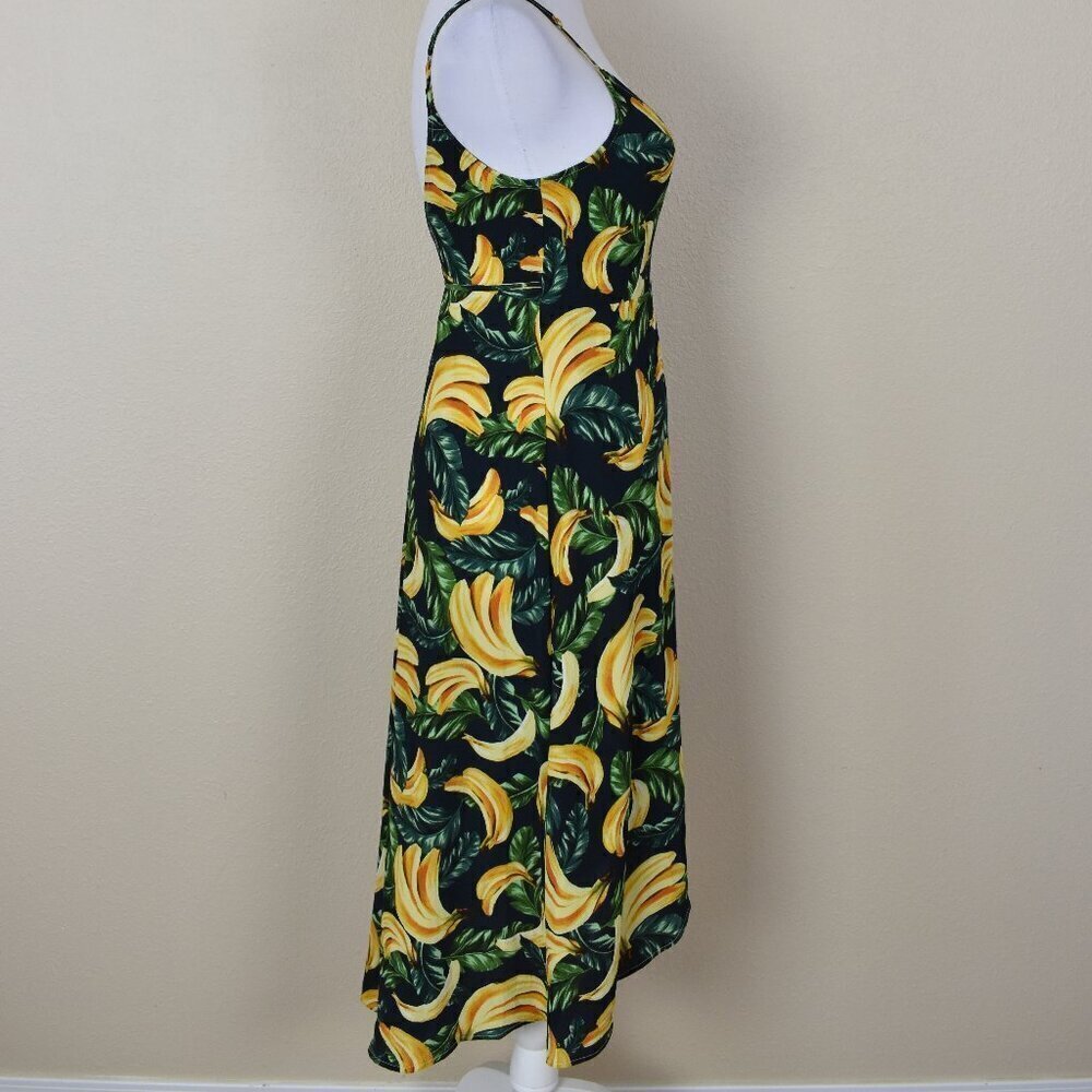 Show Me Your Mumu Meghan Wrap Banana Print Dress - S - Picture 7 of 9